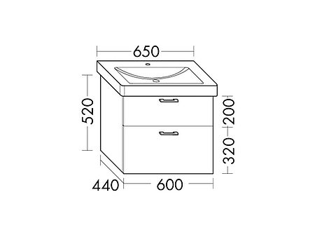 FORMAT Design WT-Unterschrank WUUH