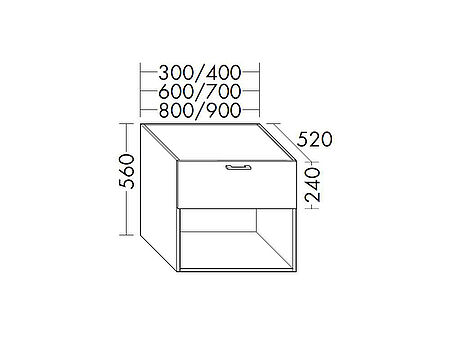 FORMAT Design Unterschrank WYCQ