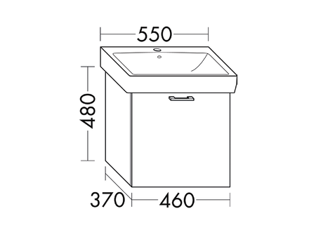 FORMAT Pro Q Waschtisch-Unterschrank WVYA046