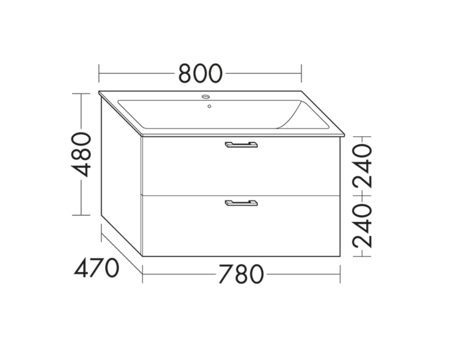 FORMAT Design Waschtisch-Unterschrank WWCQ078