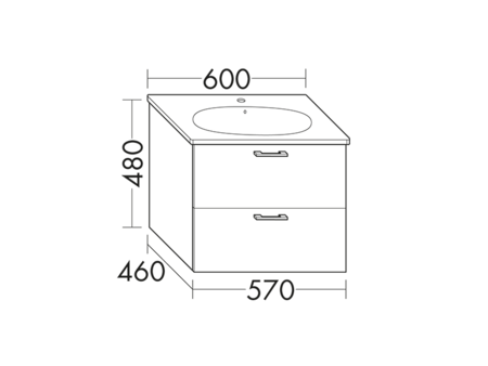 FORMAT Design Waschtisch-Unterschrank WVVJ057