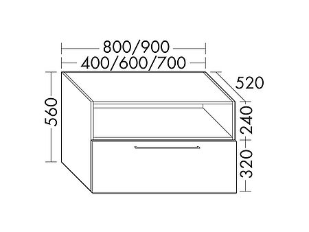 FORMAT Design Waschtisch-Unterschrank WVWB