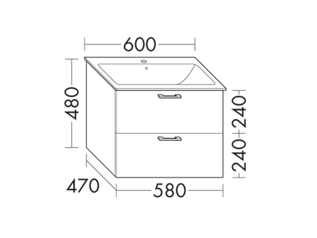 FORMAT Design Waschtisch-Unterschrank WWCQ058