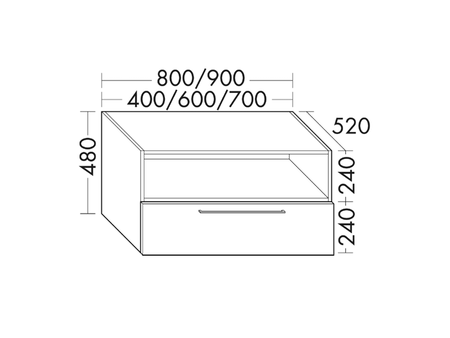 FORMAT Design Waschtisch-Unterschrank WVWA