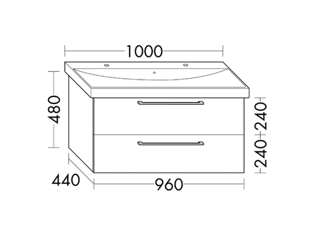 FORMAT Design Waschtisch-Unterschrank WVPY096