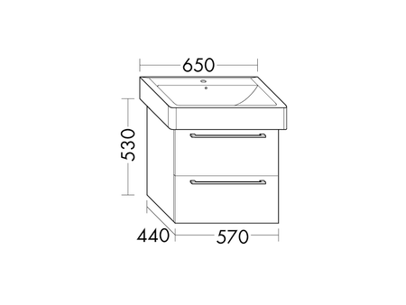 FORMAT Design Waschtisch-Unterschrank WUJD057