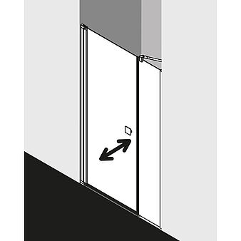 FORMAT Design 2.0 Pendeltür 1-flügelig und Festfeld, Höhe 2000 mm