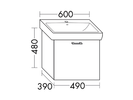 FORMAT Pro Q Waschtisch-Unterschrank WVYA049