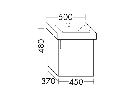 FORMAT Design Waschtisch-Unterschrank WULY045